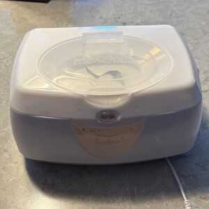 Munchkin White Wipe Warmer with Soft Glow